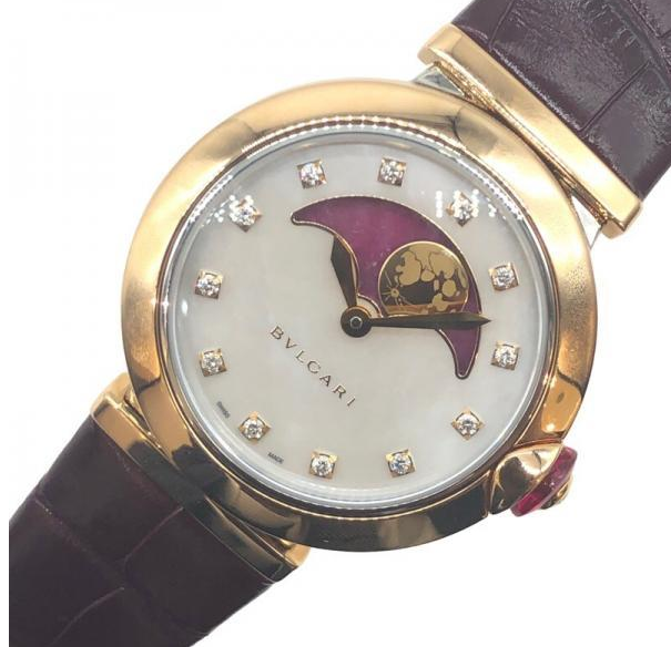 2211643 (중고) 불가리 BVLGARI 루체아 화이트 쉘 102695 여성용 시계