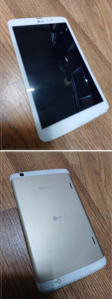 LG homeboy MCV507LA 8인치 태블릿 고장품 저렴