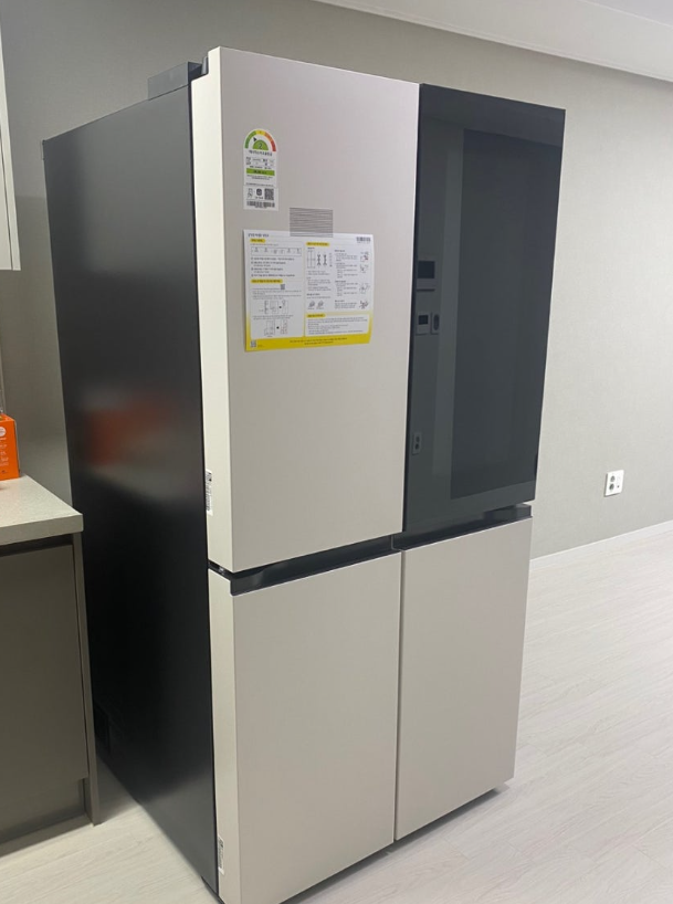 LG 디오스 오브제컬렉션 노크온 4도어 냉장고