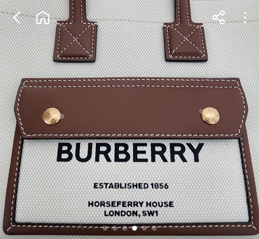 버버리 미니 프레야 토트