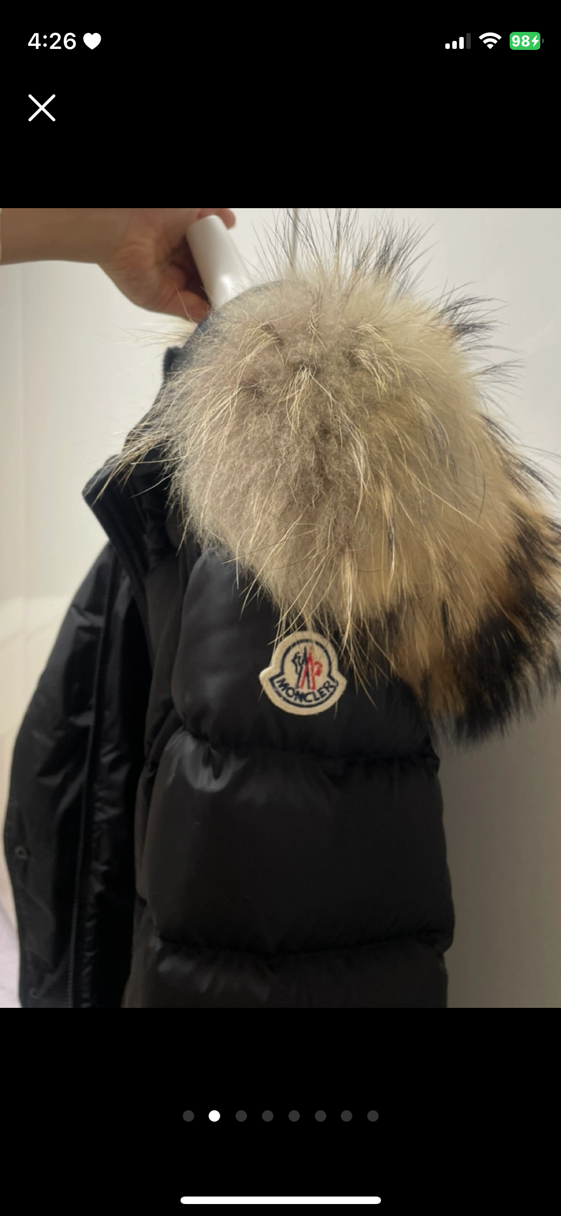 정품) 여성 몽클레어 클로에 패딩