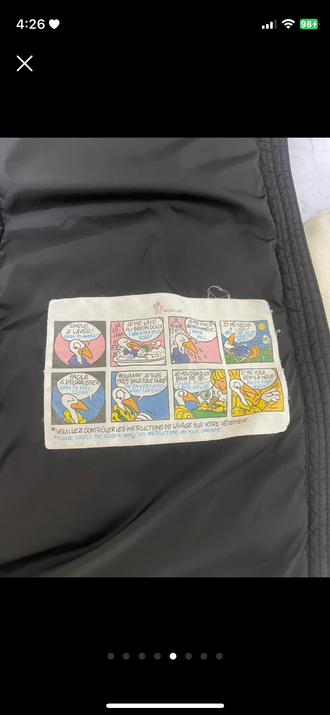 정품) 여성 몽클레어 클로에 패딩