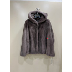 진도 휘메일 풀스킨 후드 밍크