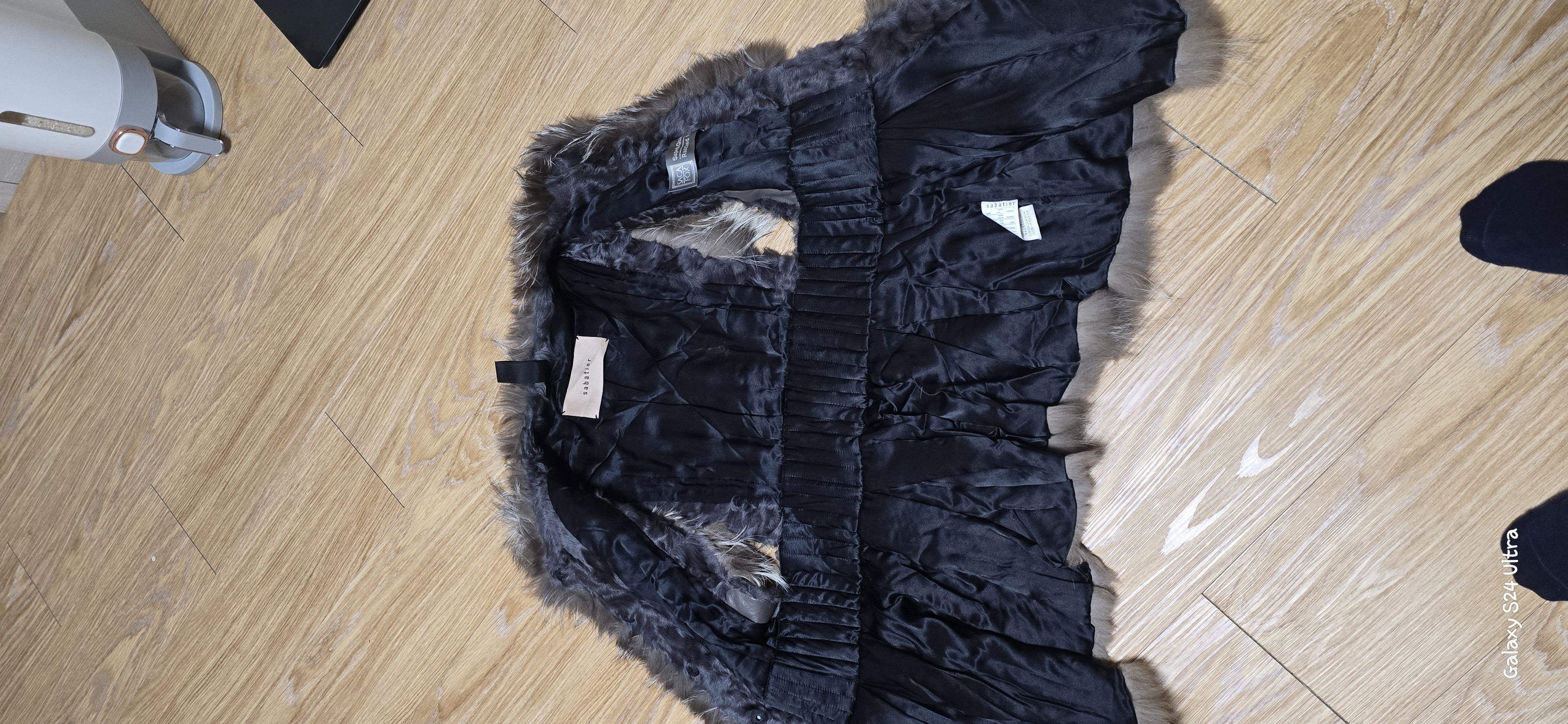 사바티에 밍크조끼 정품