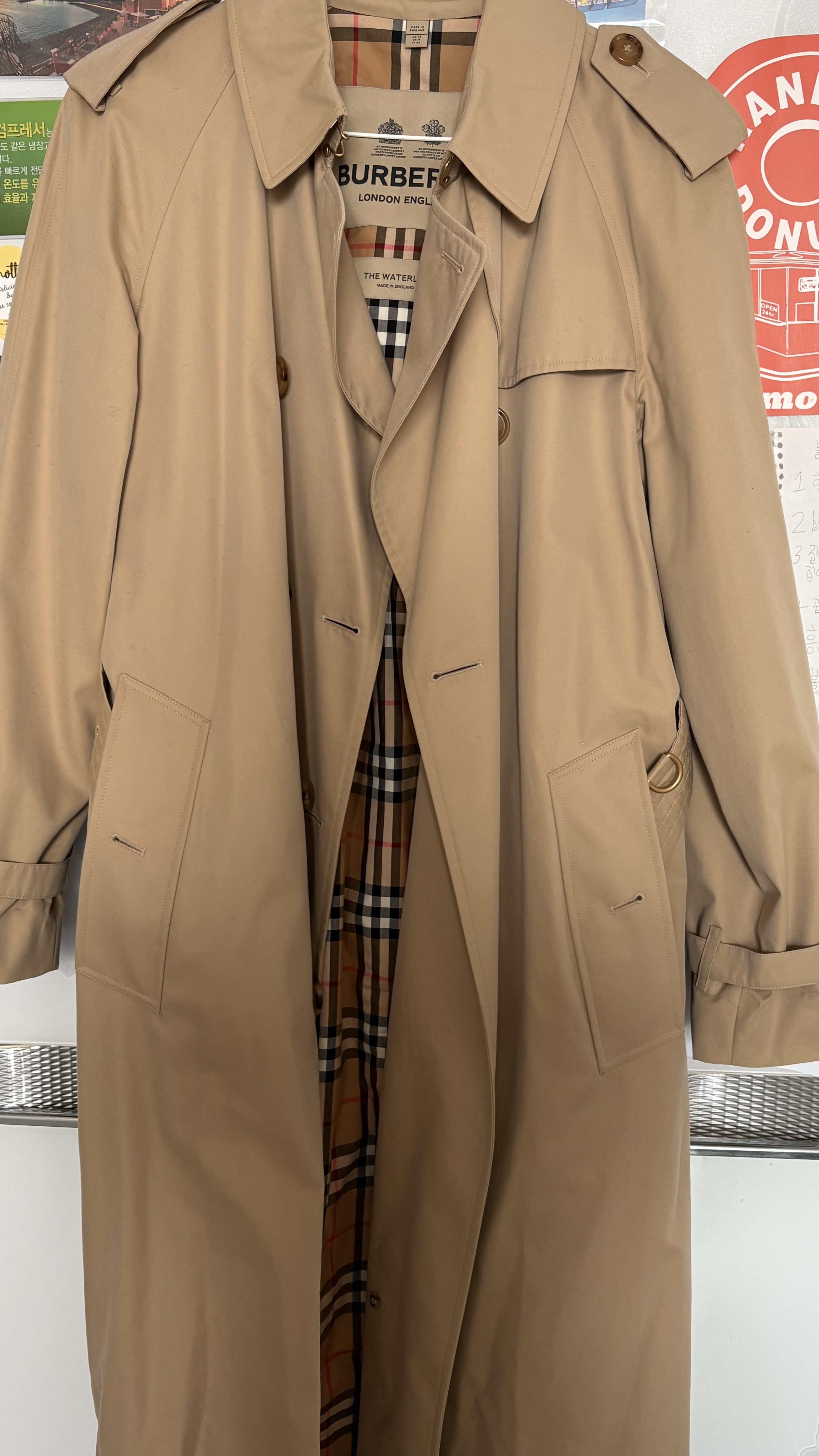 버버리 워털루 트렌치코트 us10
