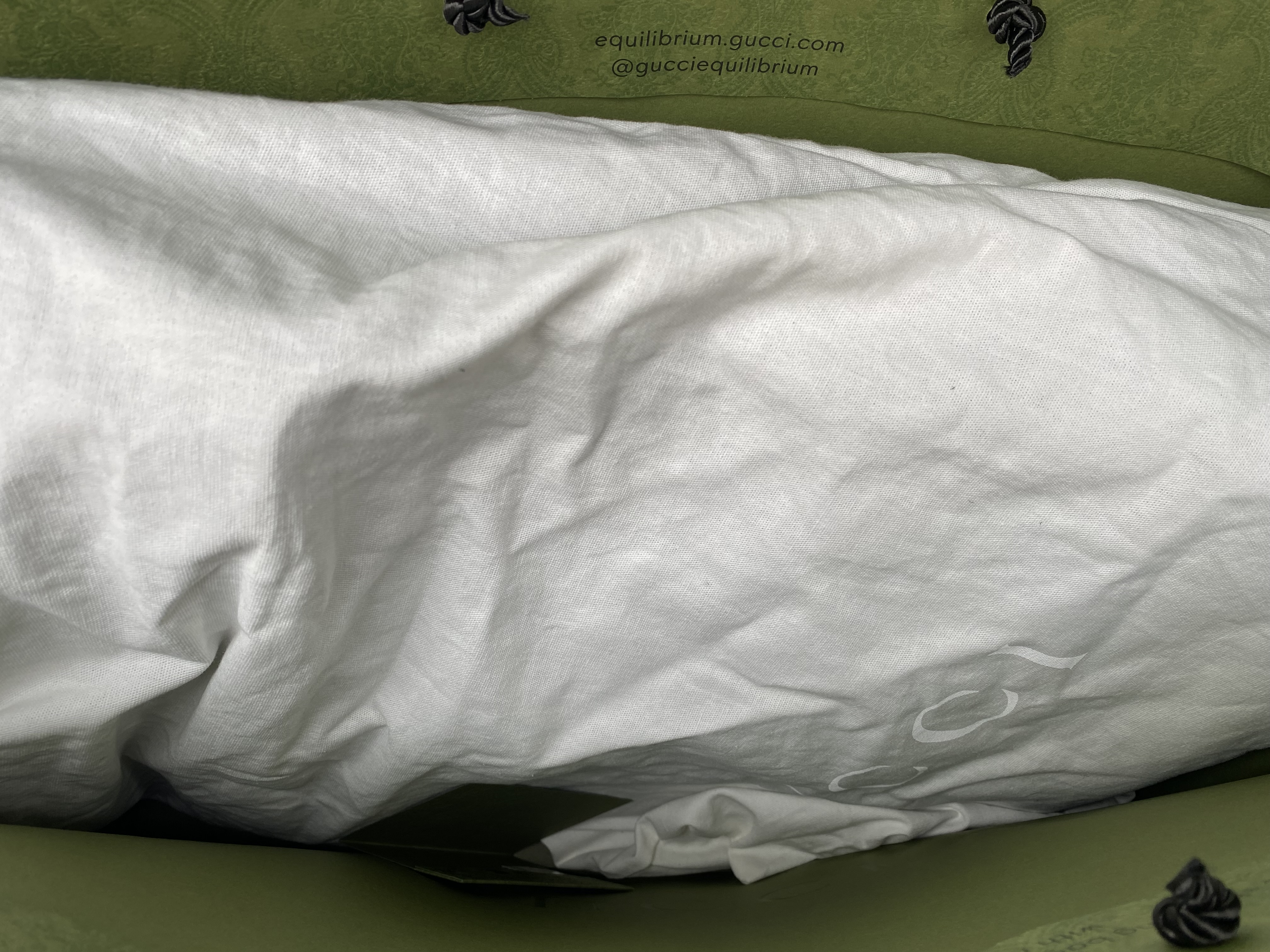 [정품]구찌 웹 테크노 캔버스 백팩