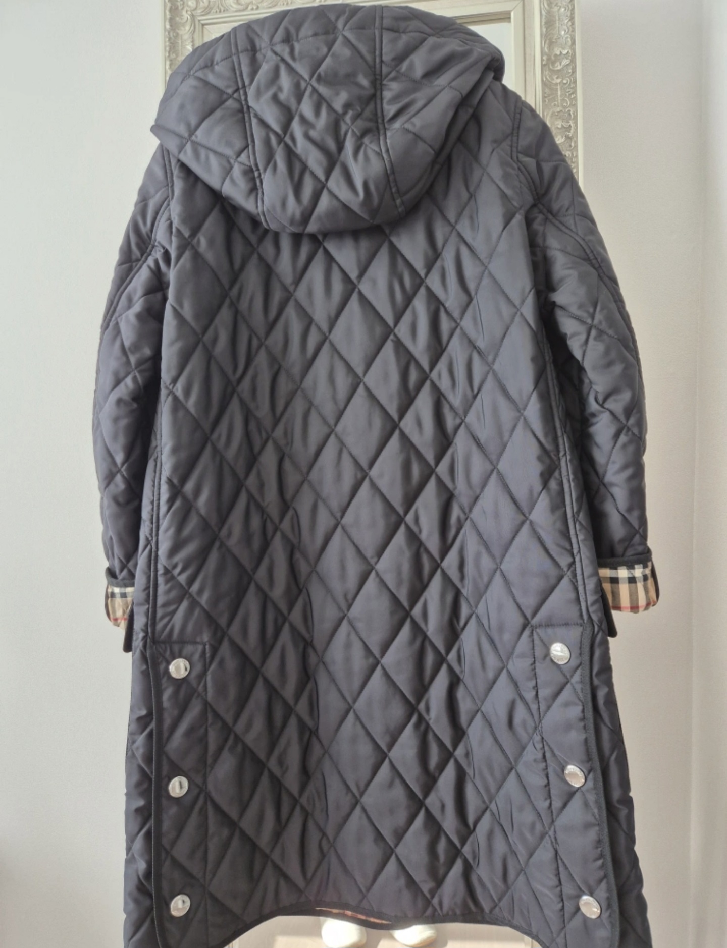 버버리 퀼팅코트