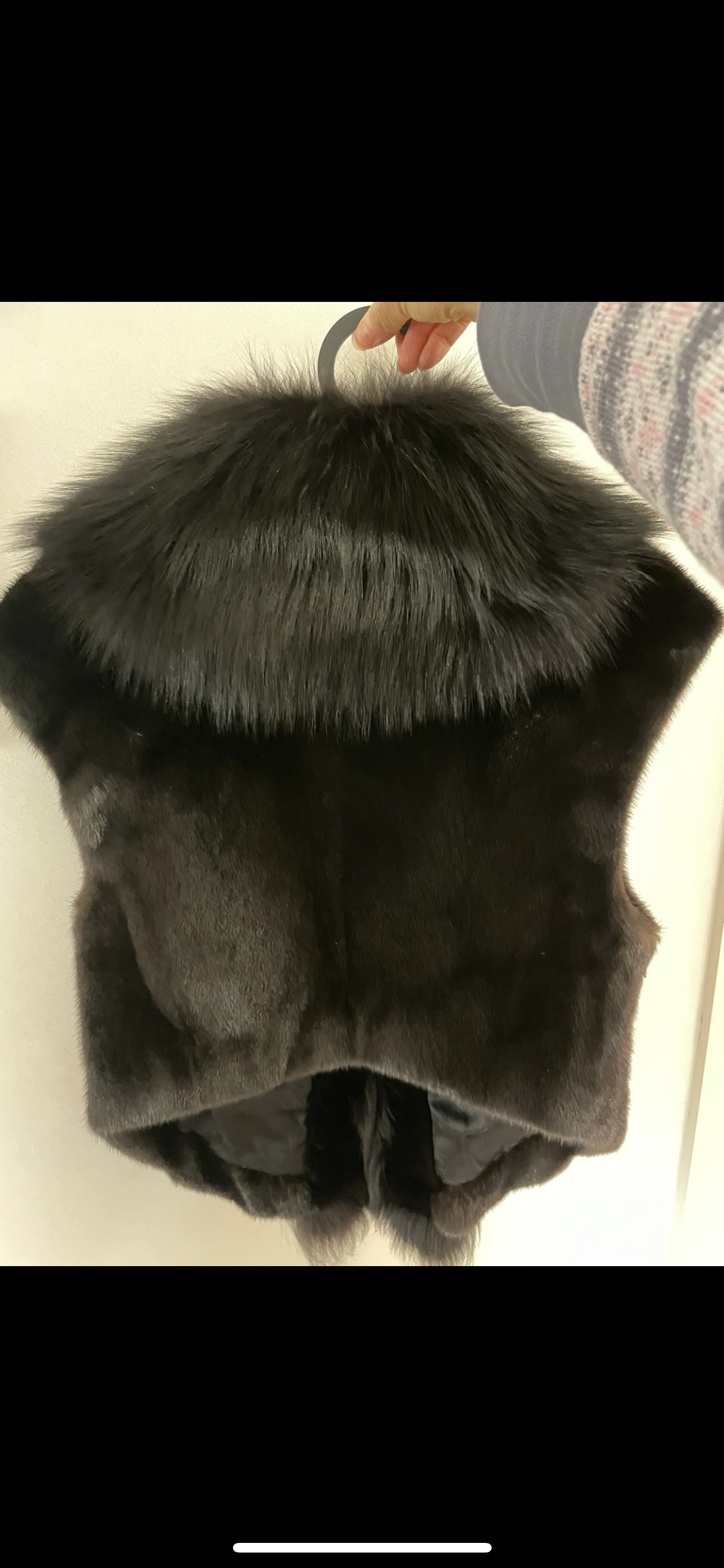 미샤밍크조끼 베스트