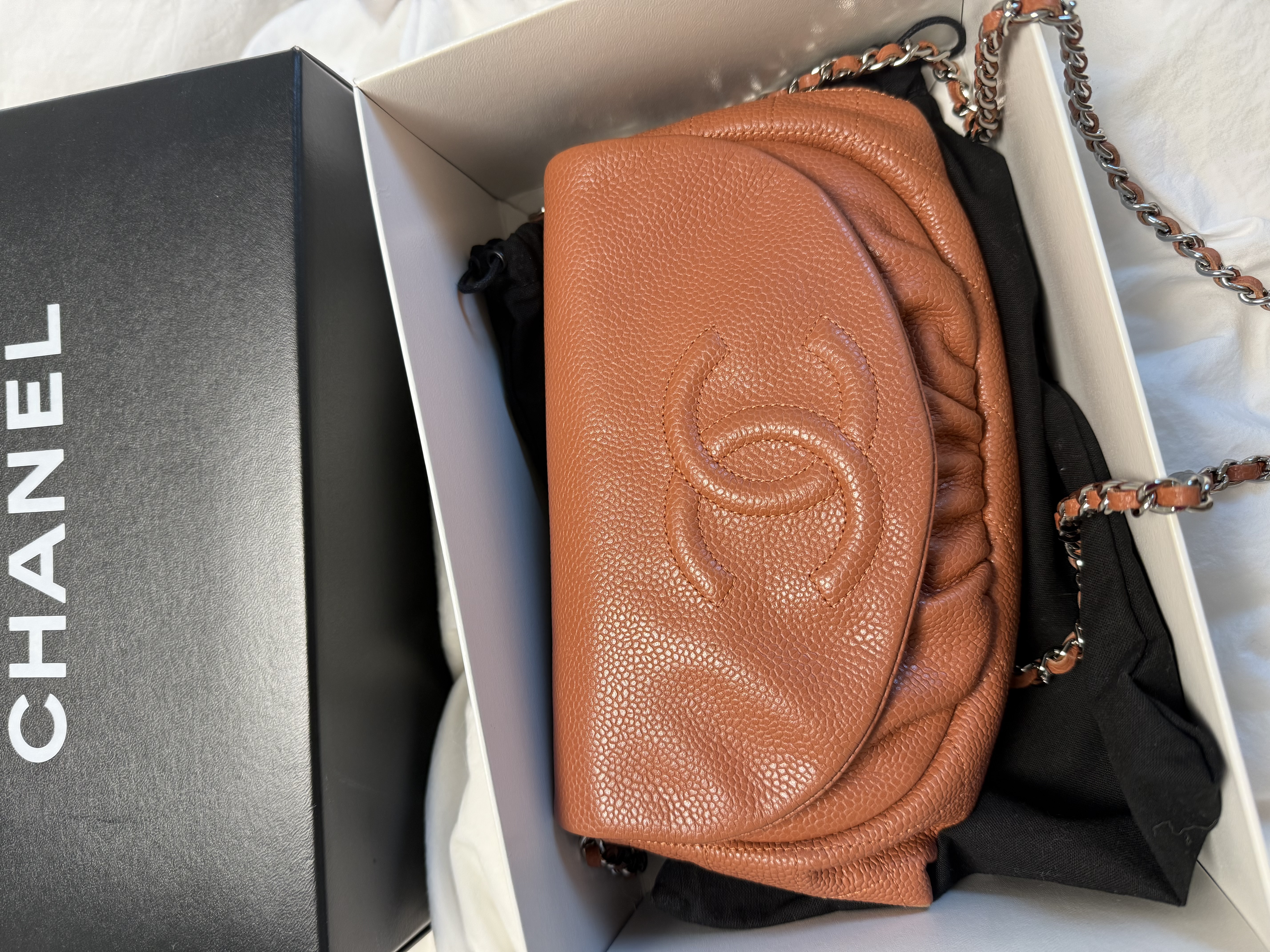 샤넬 캐비어 미니백