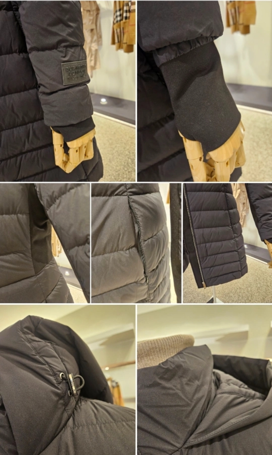 버버리 뉴브릿지 구스패딩 점퍼