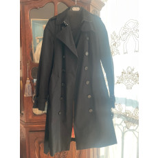 버버리 정품 트렌치코트 - 샌드링엄 롱핏 블랙