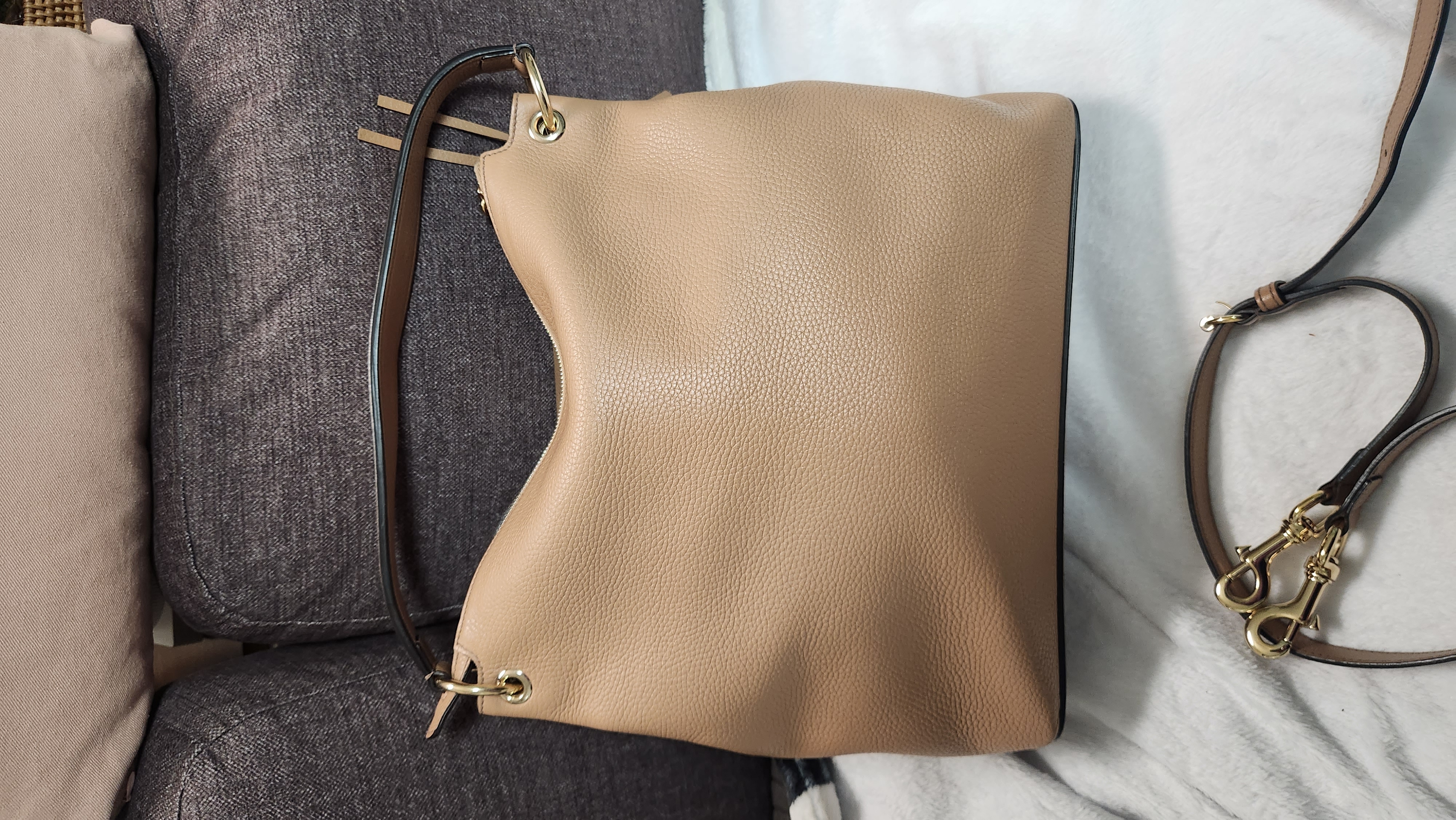 구찌 가방 소호 테슬 호보백 베이지 숄더백 토트백