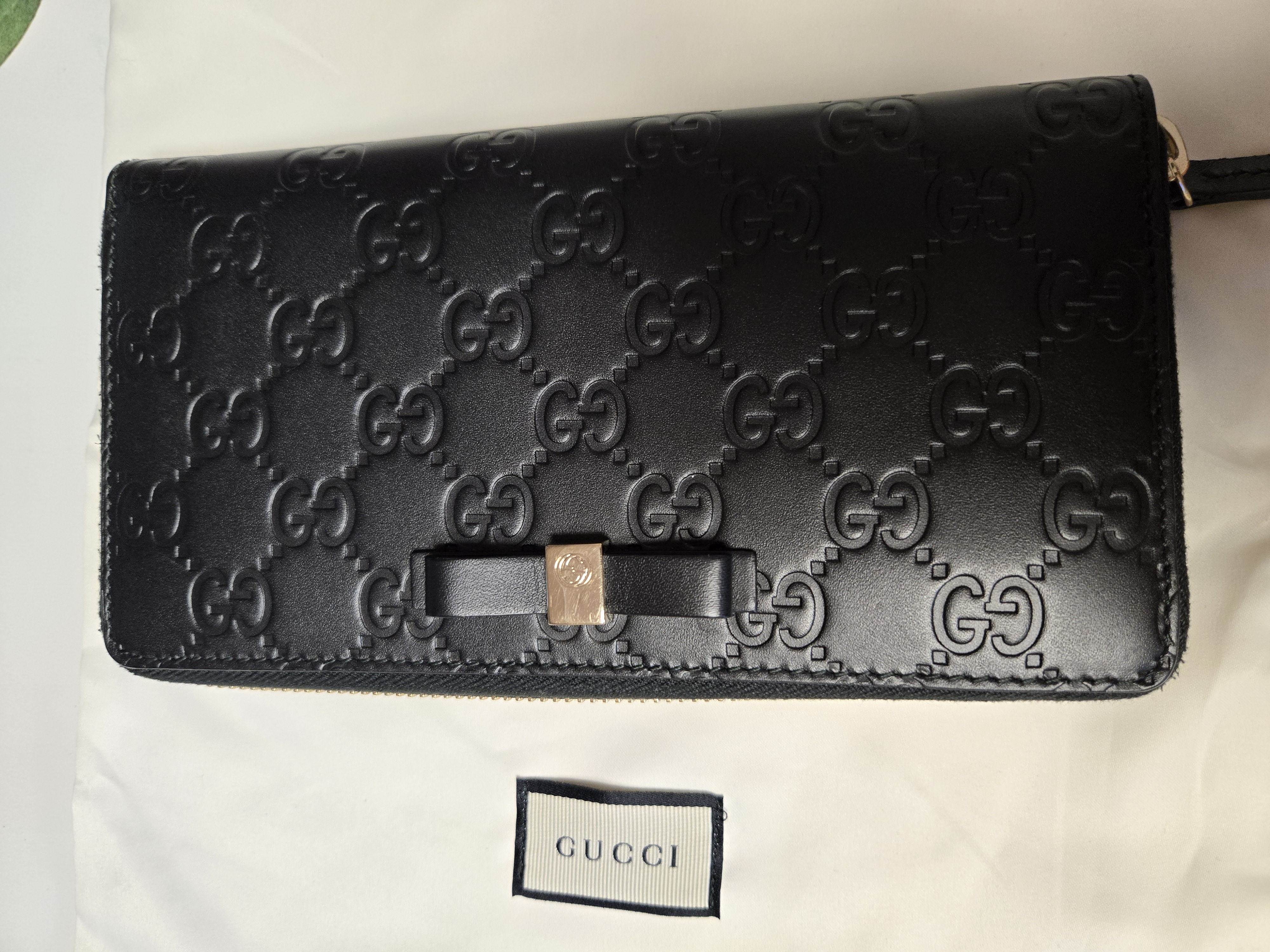 구찌 시마  리본 월렛