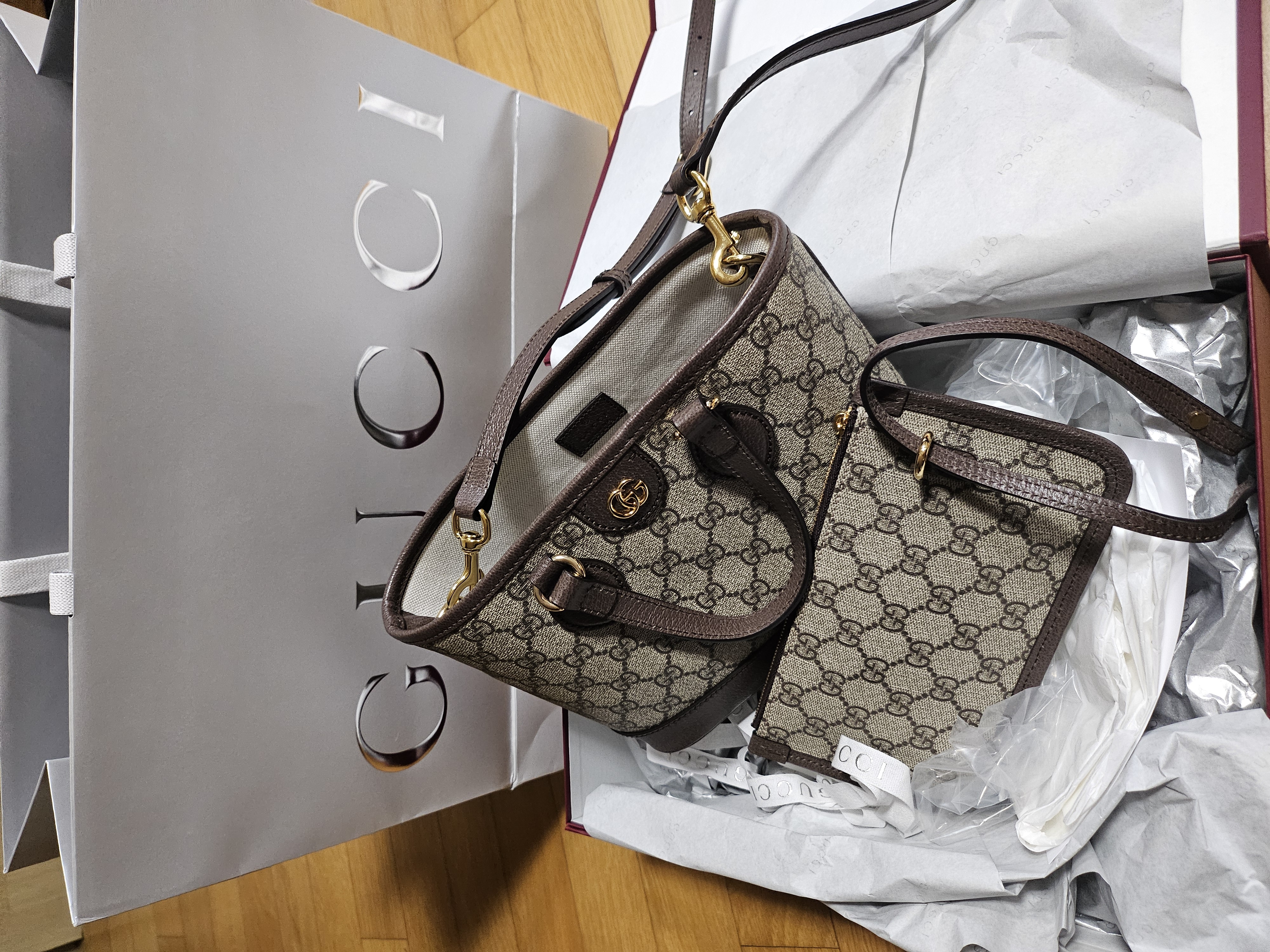 구찌오디피아미니토드백