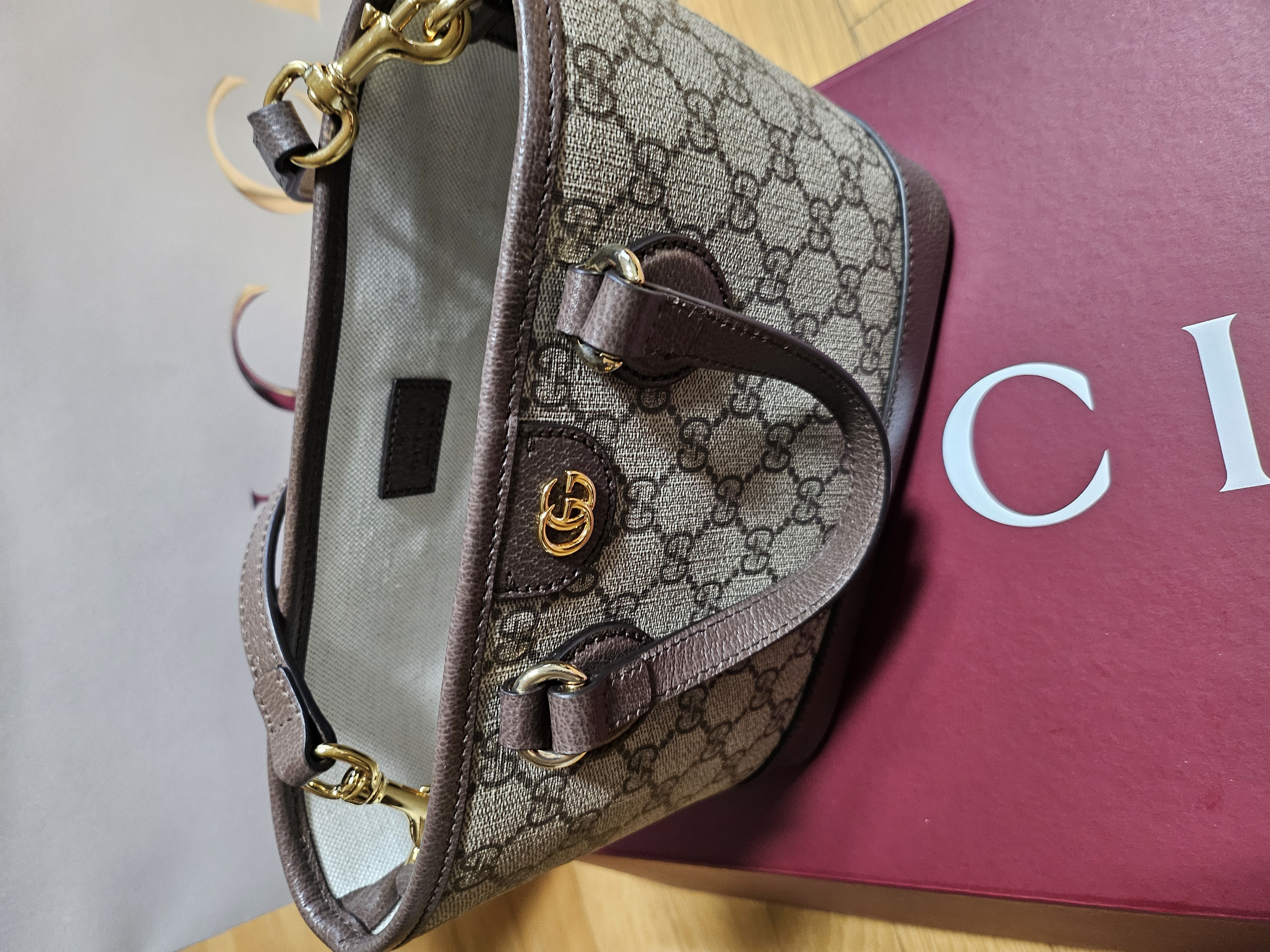 구찌오디피아미니토드백