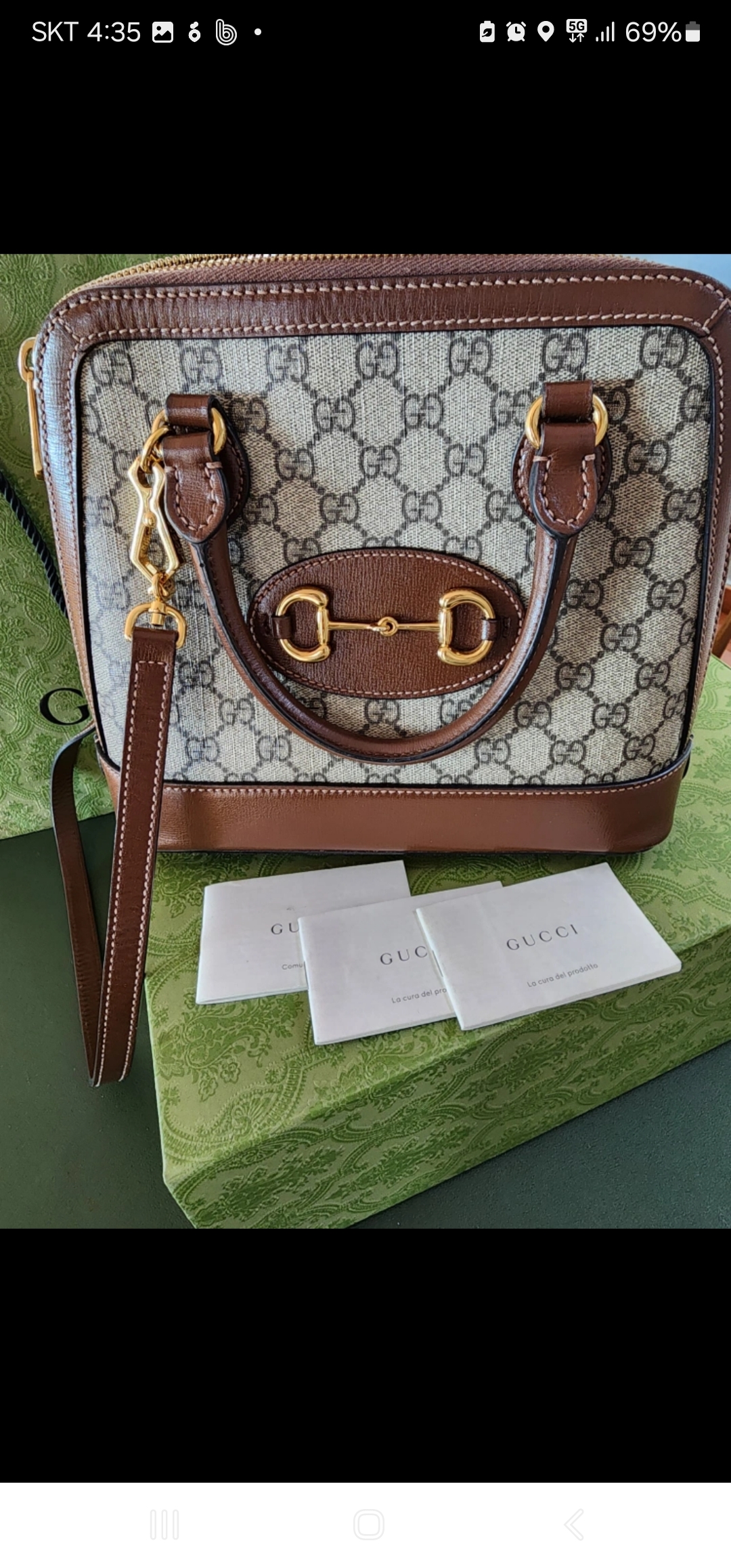 구찌가방1955홀스빗탑핸들대사이즈