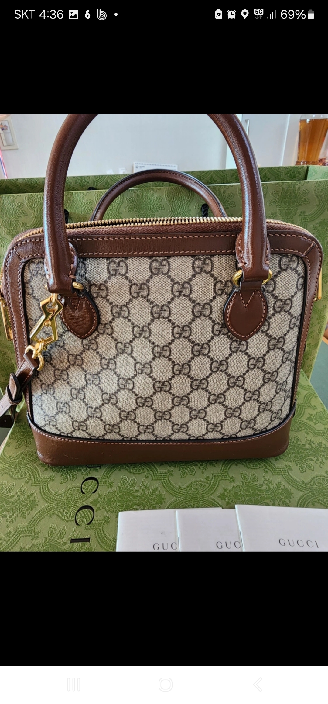 구찌가방1955홀스빗탑핸들대사이즈