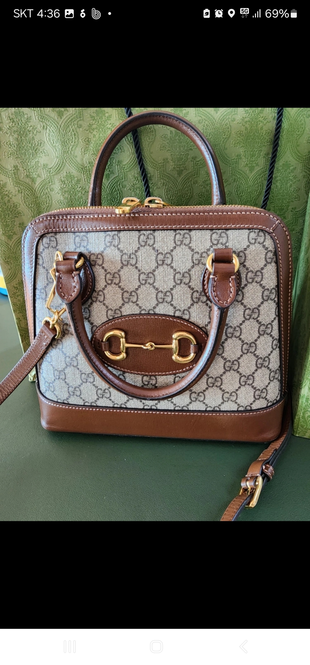 구찌가방1955홀스빗탑핸들대사이즈