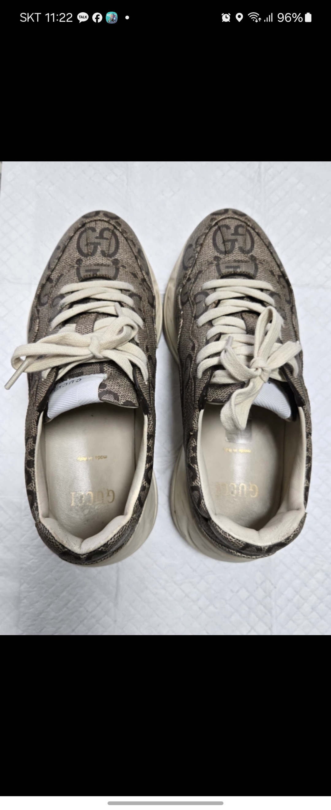 구찌 여성 GG로고 라이톤