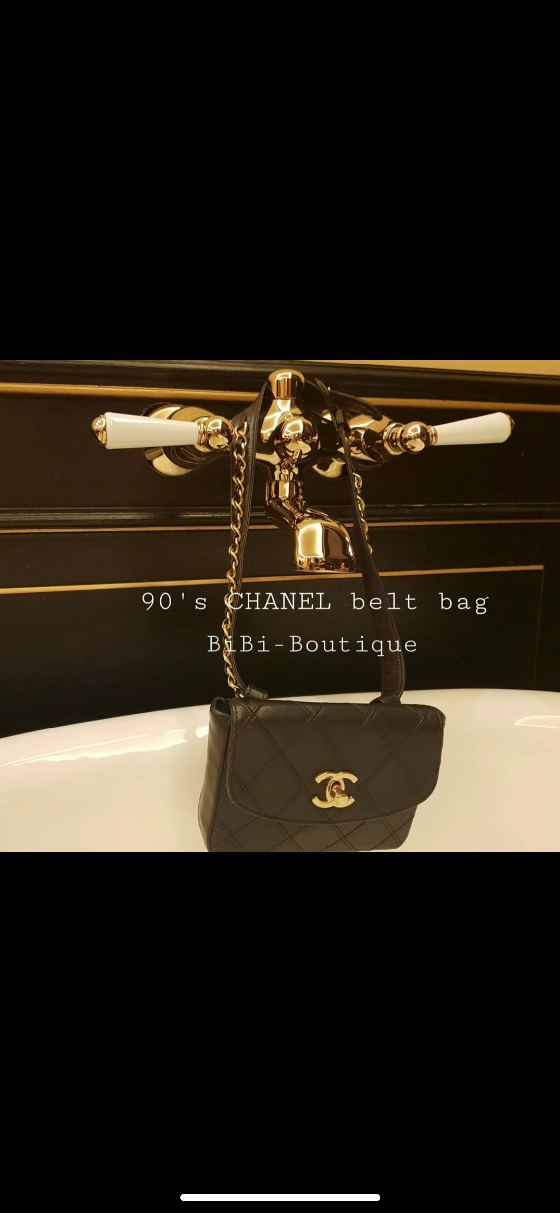 샤넬 벨트백