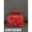 콜롬보 악어 가죽 토트백 레드
