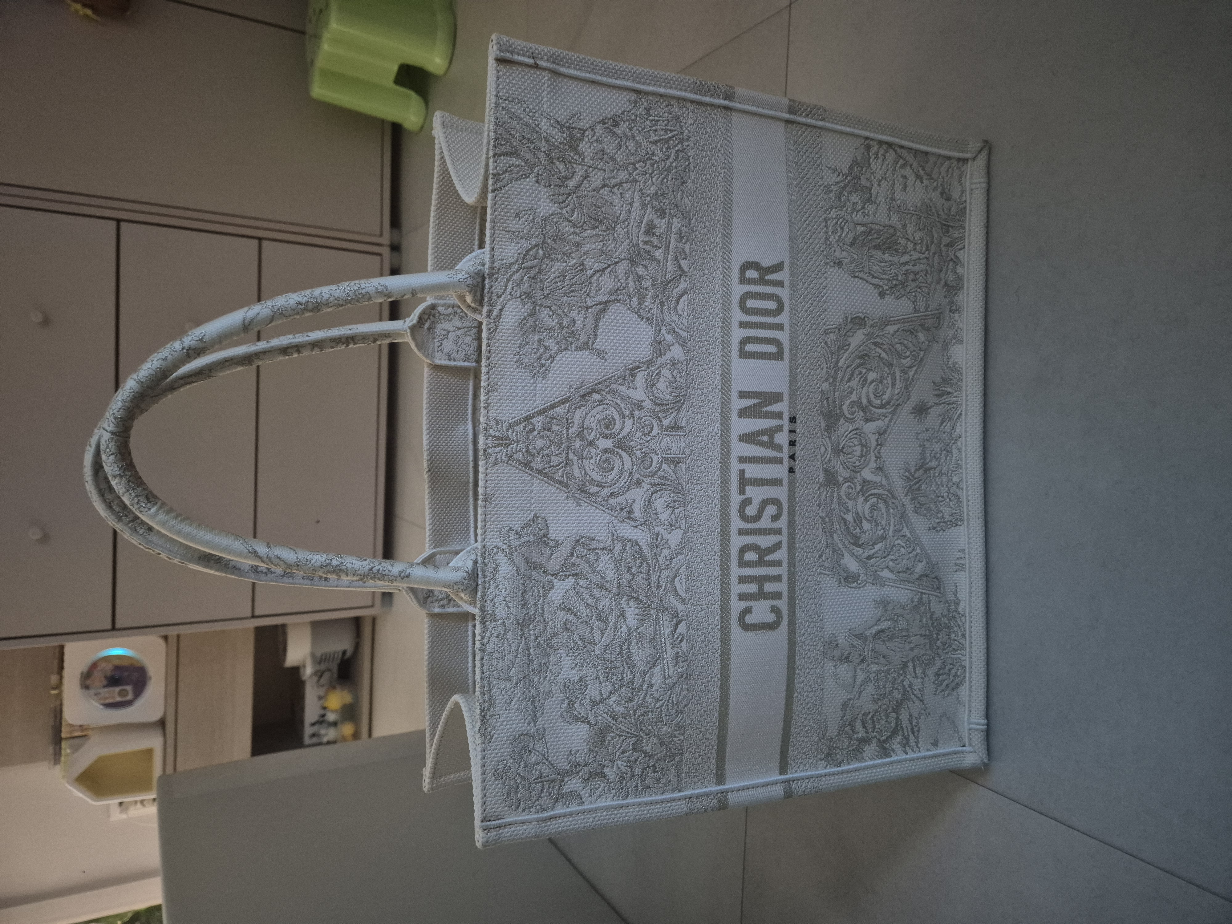 디올 오블리크 토트백