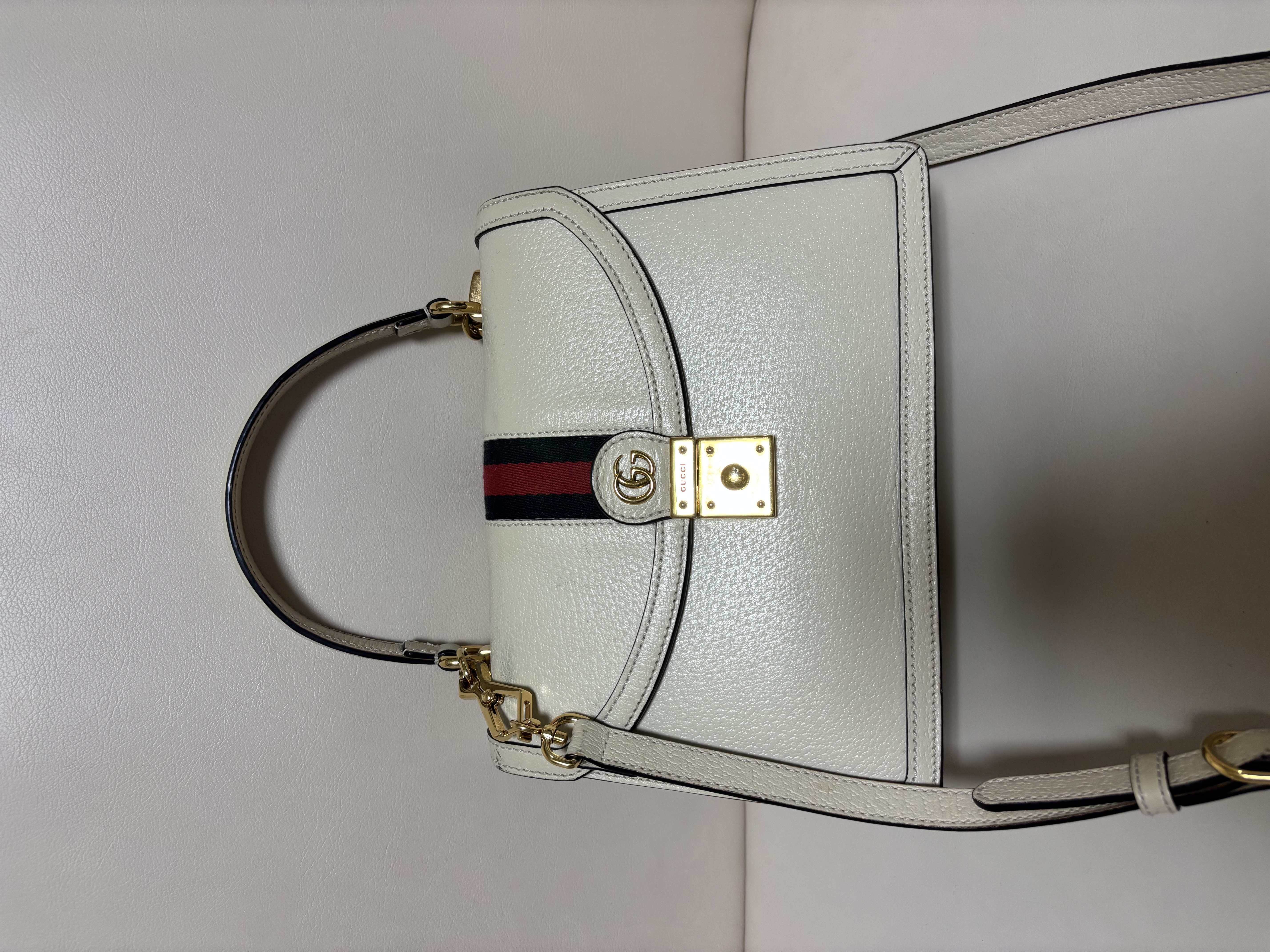 구찌 오피디아 탑 핸들백