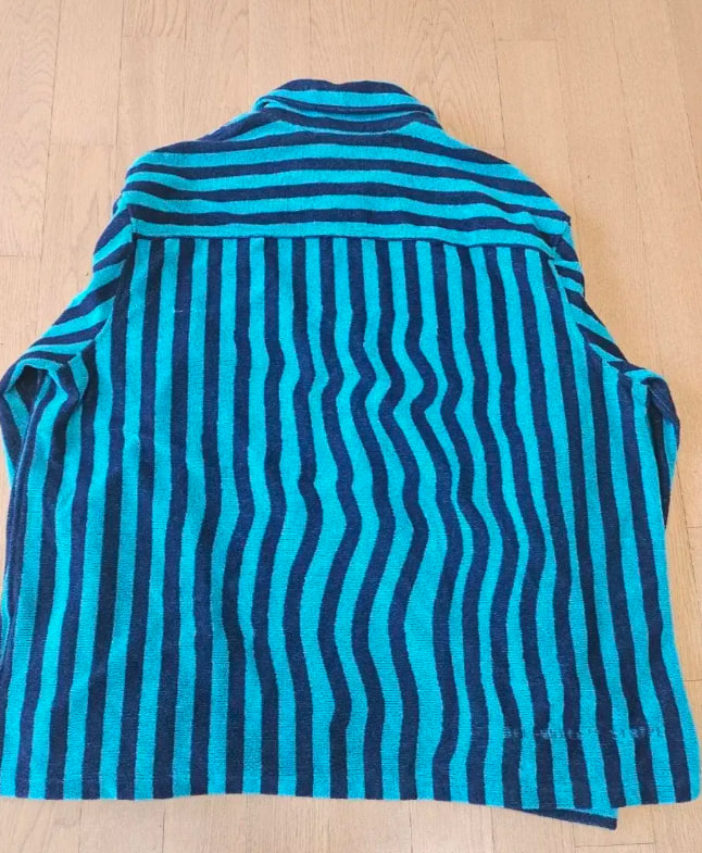 오프화이트  테리 집업 셔츠 자켓 m사이즈