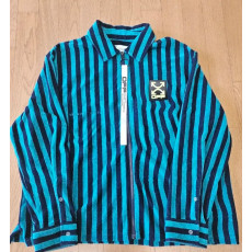 오프화이트  테리 집업 셔츠 자켓 m사이즈