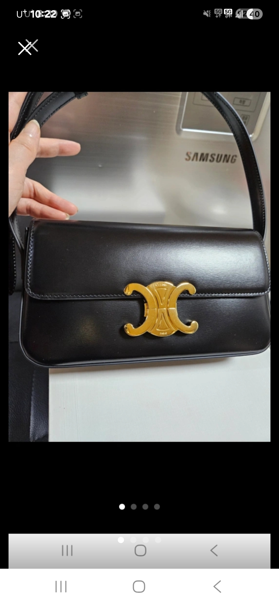 셀린느 트리오페 숄더백