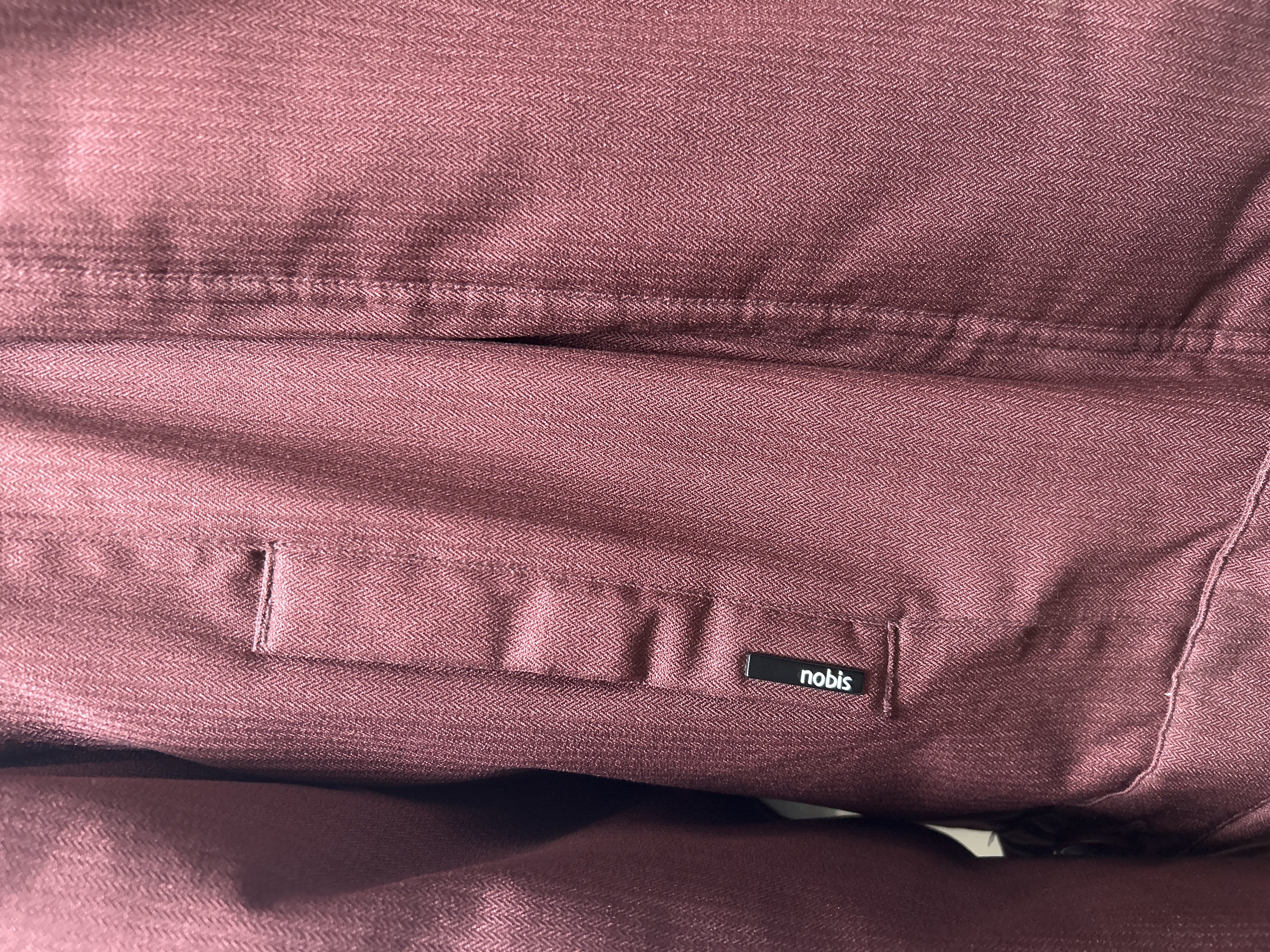 노비스 여성패딩 버건디 s